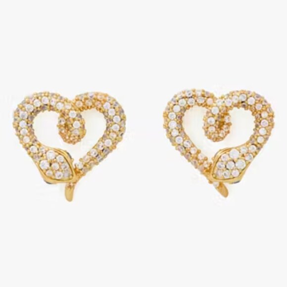 kate spade Jewelry - kate spade Snake Heart Studs NWT